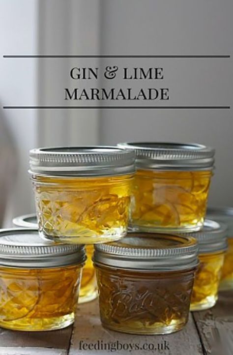 DIY Gin And Lime Marmalade Christmas Gift Idea