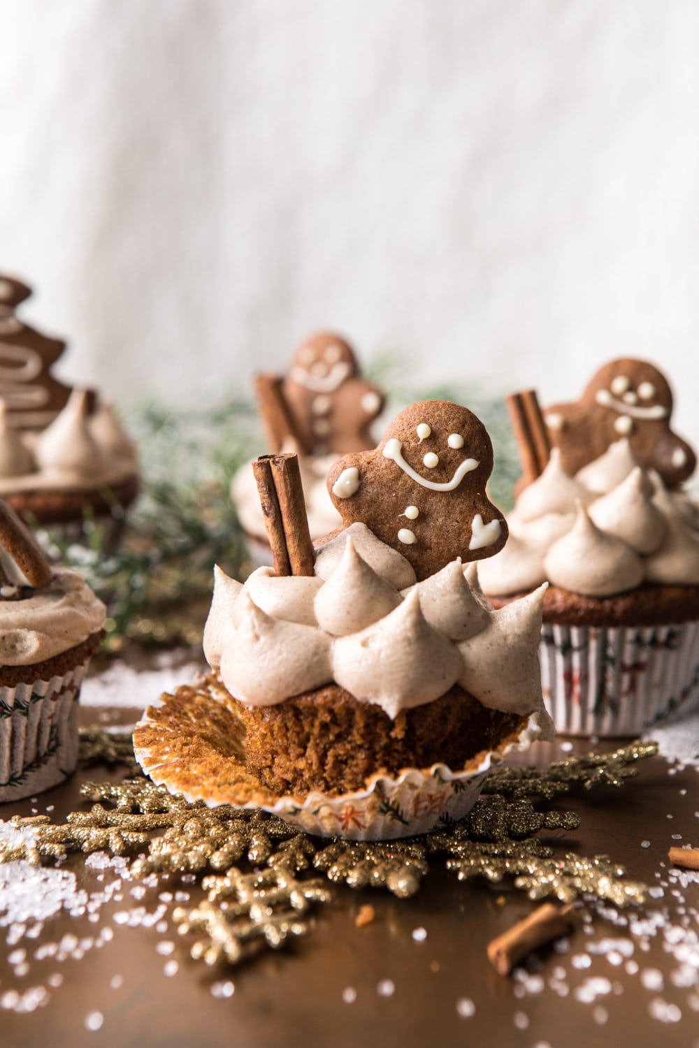 Best Christmas desserts: Gingerbread Cupcakes With Cinnamon & Buttercream