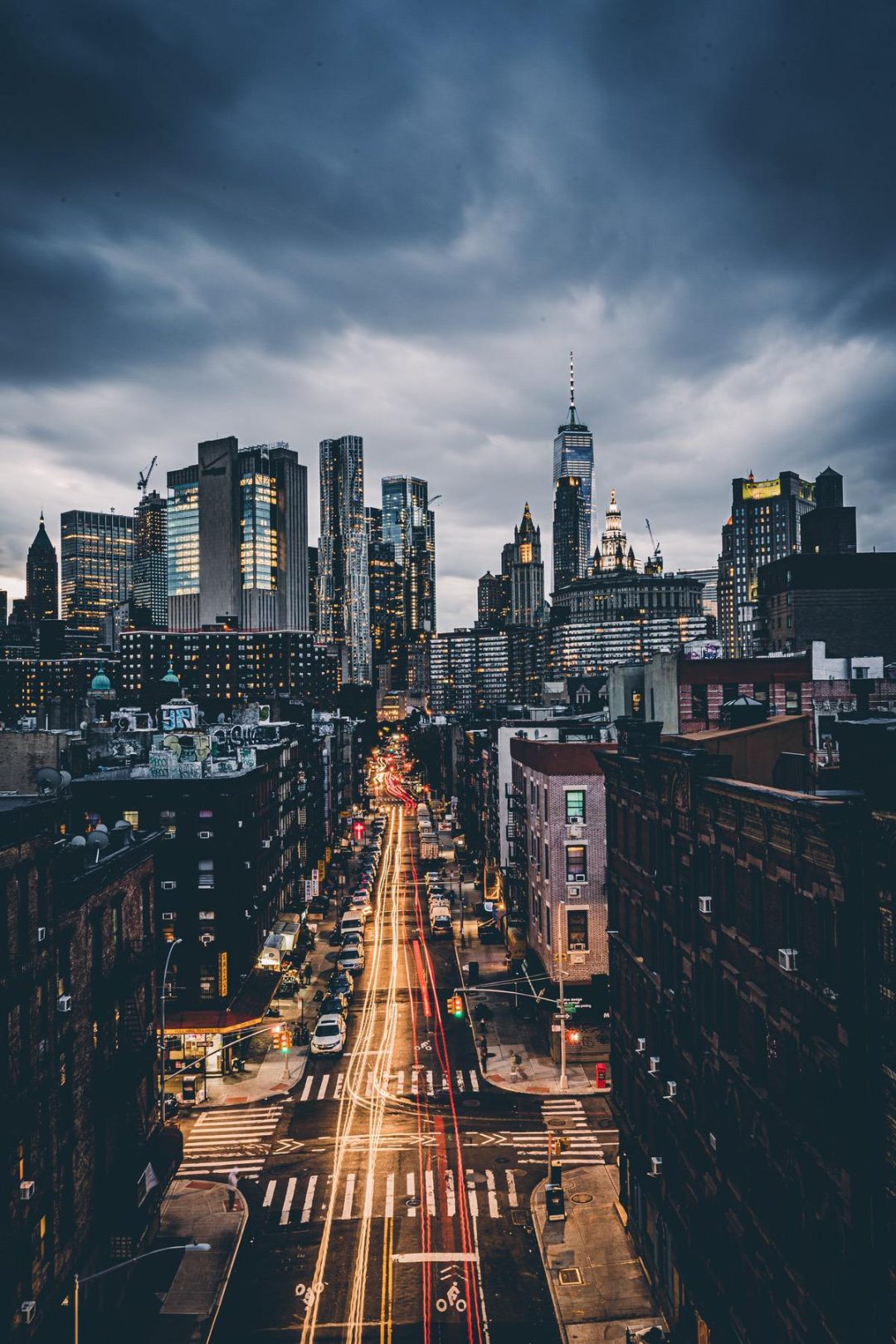 Aesthetic nigh time New York City photography