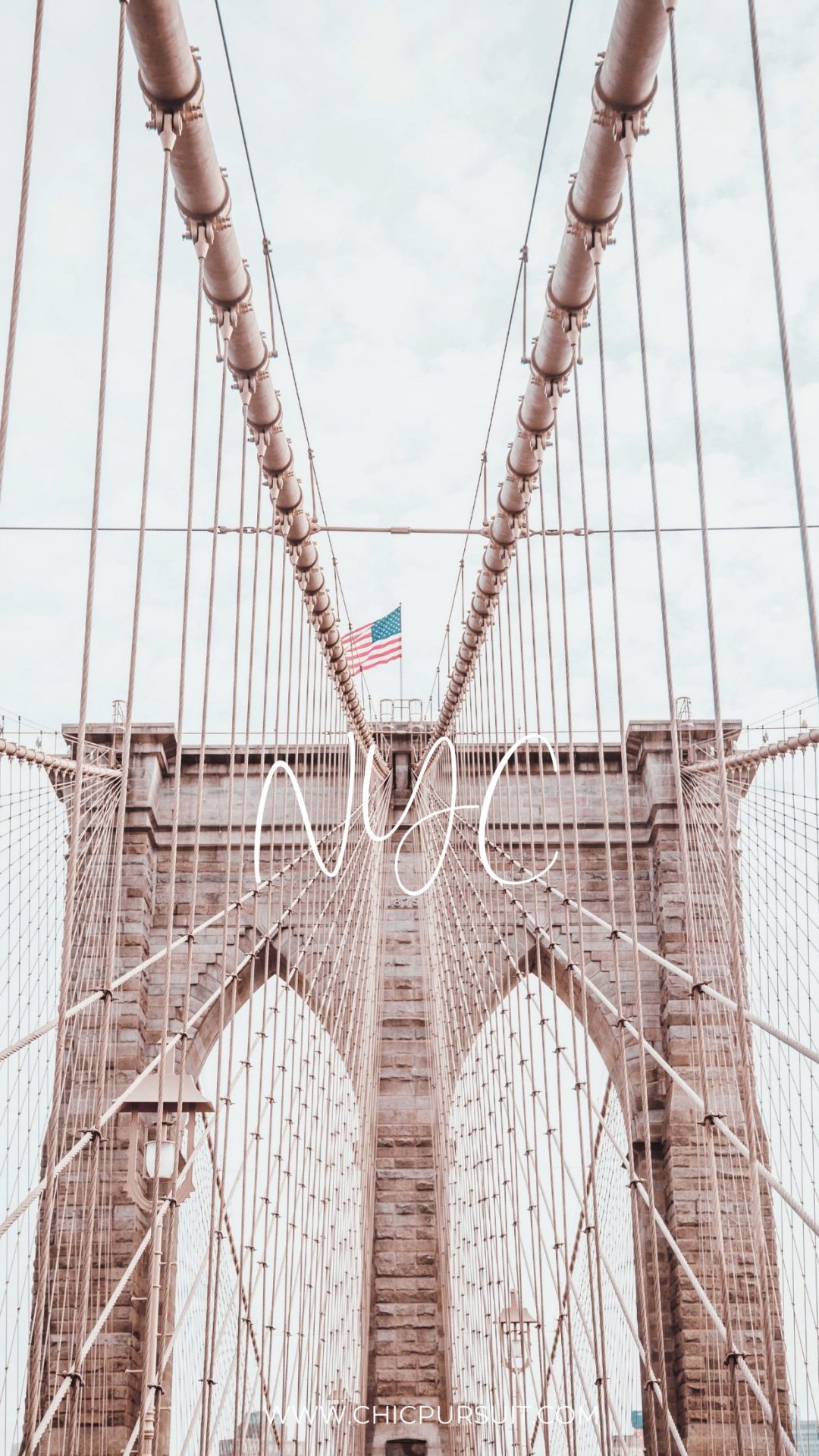 Aesthetic Brooklyn Bridge wallpaper