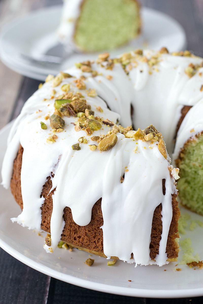Easy Pistachio Bundt Cake