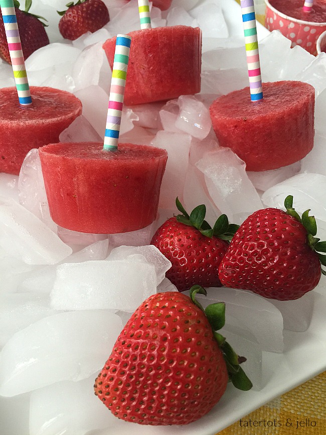 Weight Watchers Zero Point Strawberry Popsicles
