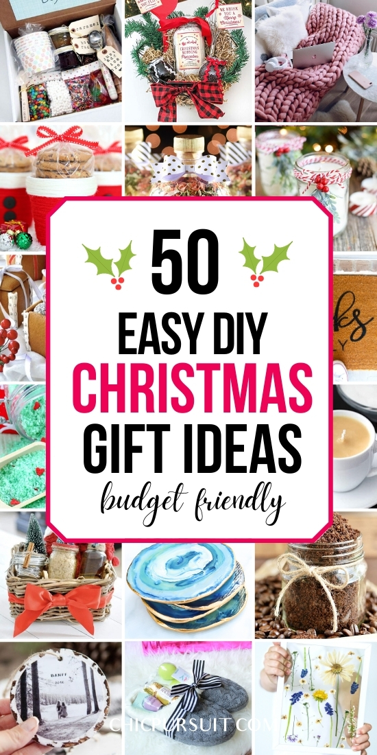 The best easy DIY Christmas gifts and homemade Christmas gift ideas