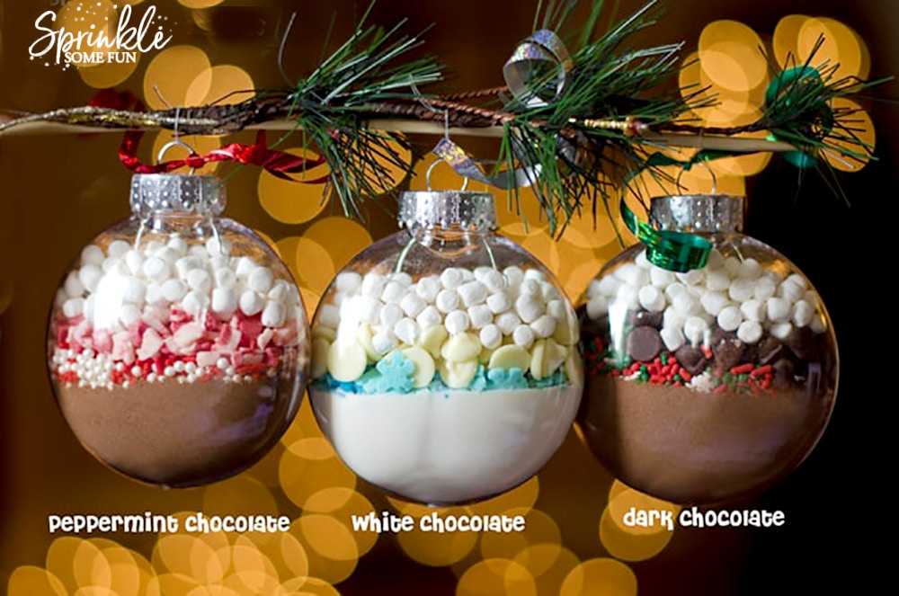 DIY Hot Cocoa Mix Ornaments