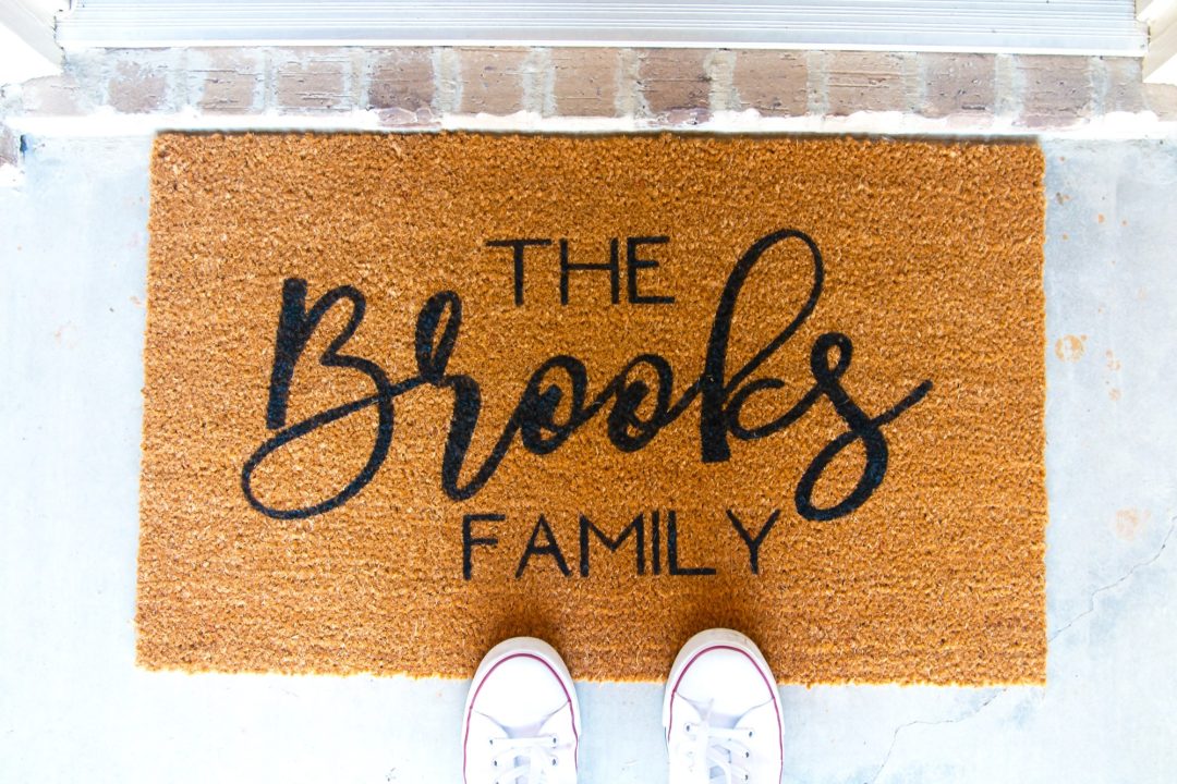 Unique crafts to make and sell: Cricut DIY Doormat