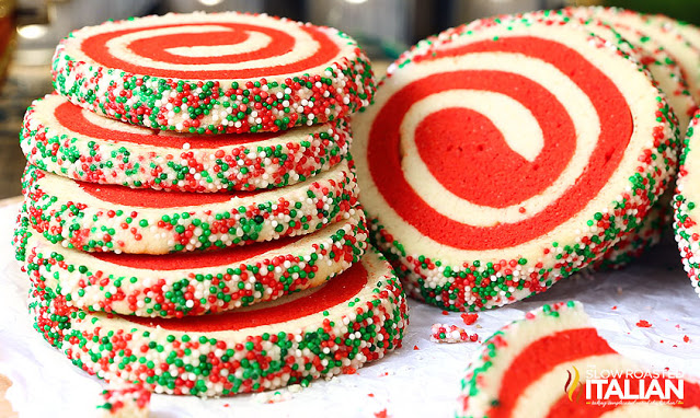 Christmas Pinwheel Cookies