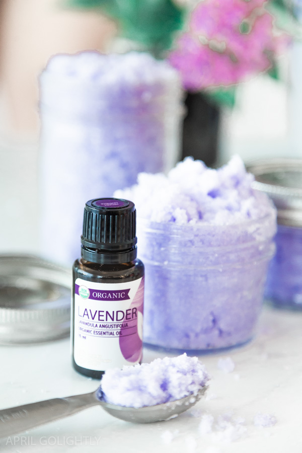 Effortless Lavender Sugar Scrub