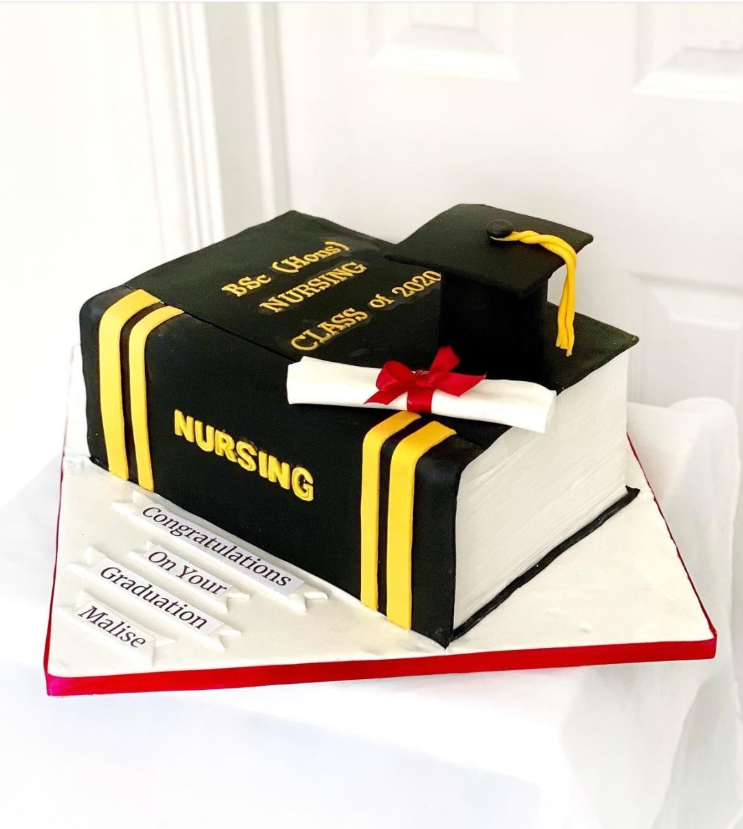 Nursing graduation cake