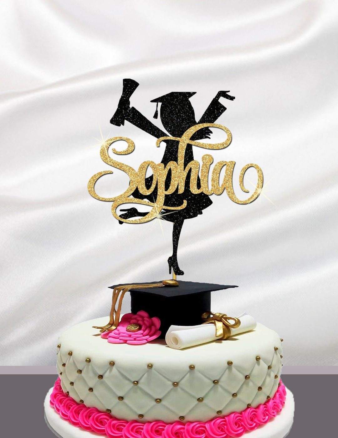 Custom graduation cake topper