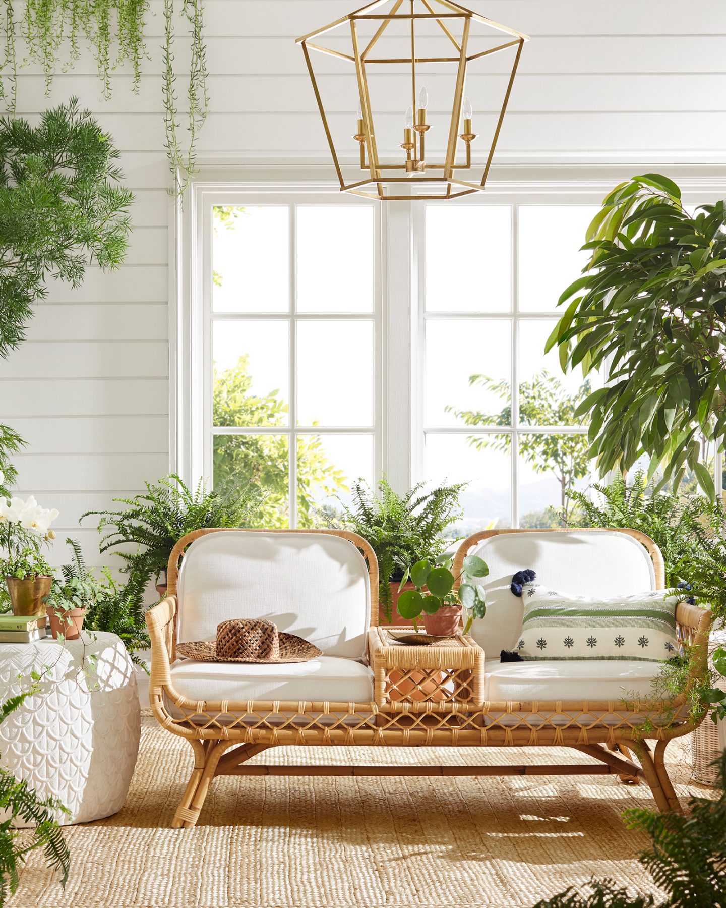 Bohemian stores like Anthropologie home: Serena & Lily