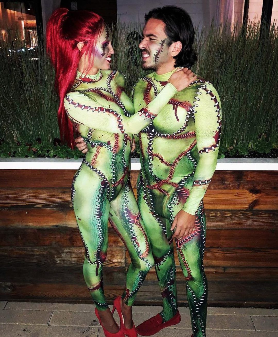 Frankenstein Halloween couple costume