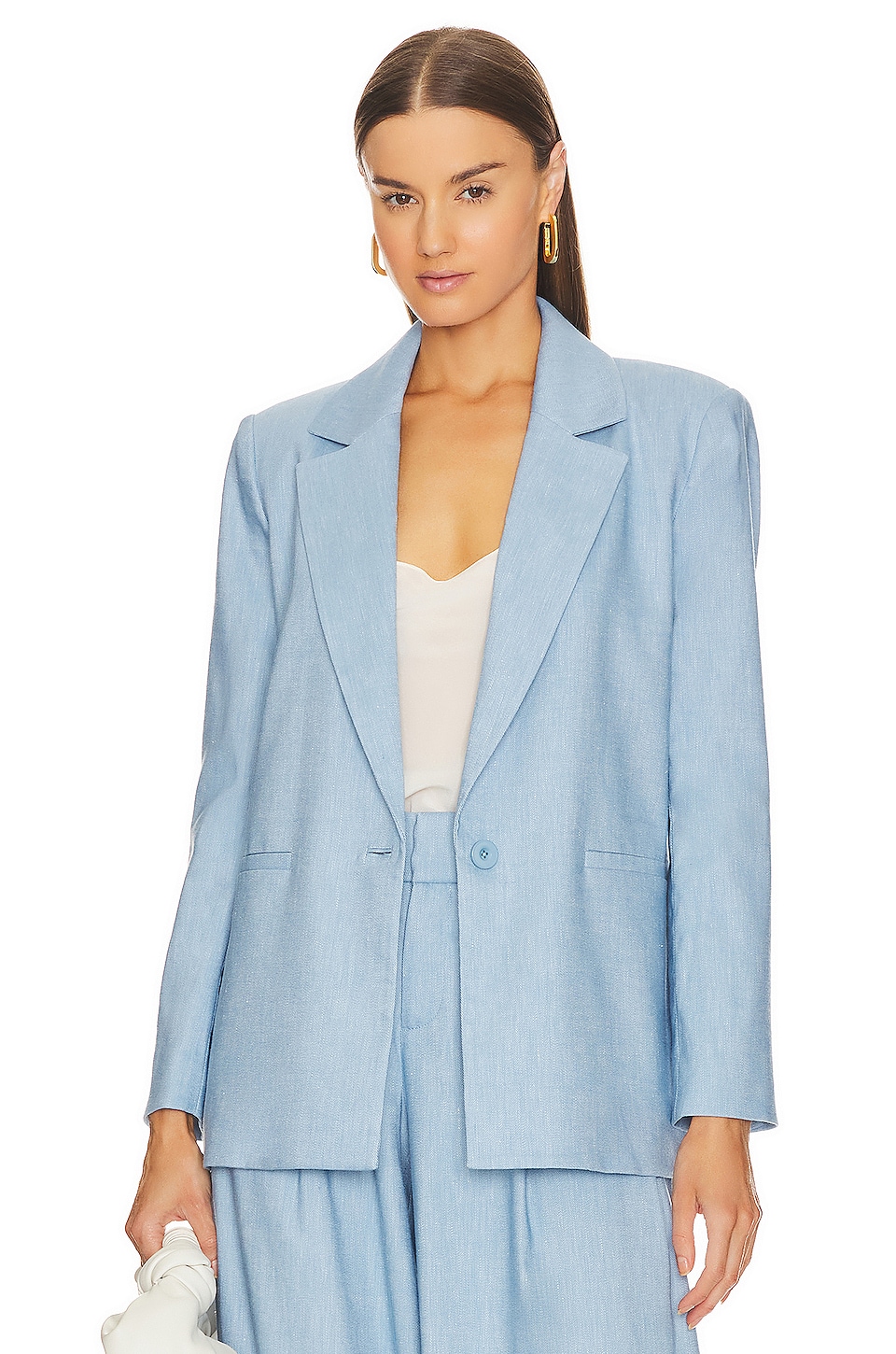 Alice + Olivia Denny Blazer with Piping