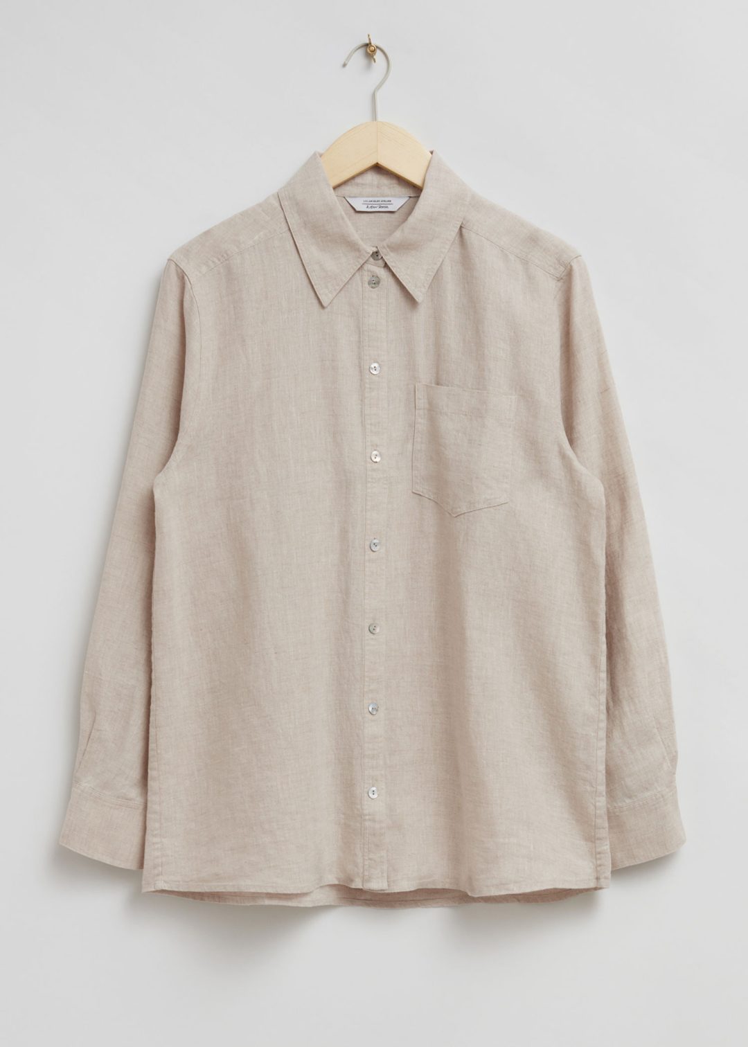 & Other Stories Oversized Patch Pocket Shirt