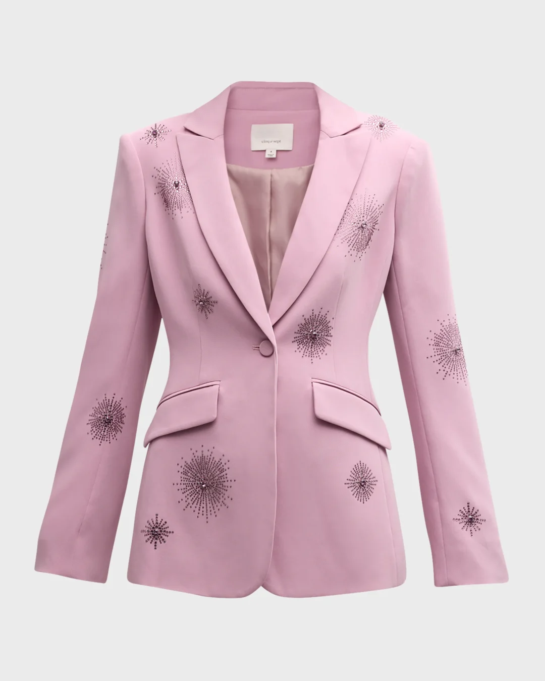 Cinq a Sept Cheyenne Heatset Sparkler Embroidered Blazer