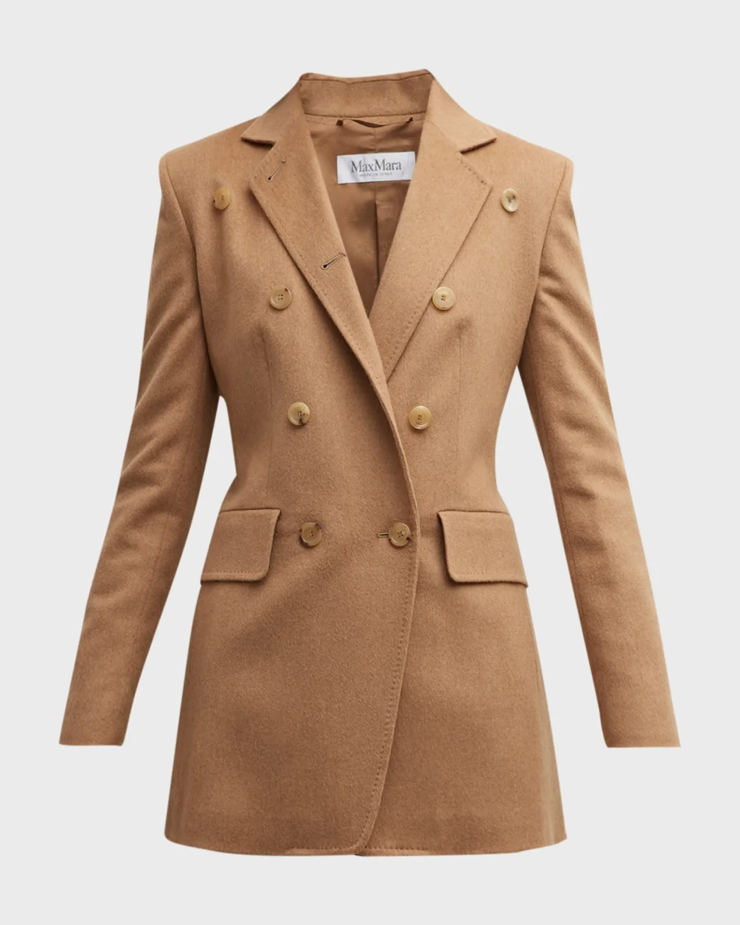 Max Mara Kartal Double-Breasted Longline Blazer