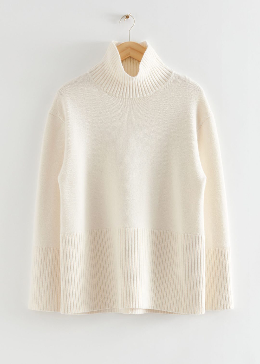 & Other Stories Oversized Wool Knit Turtleneck