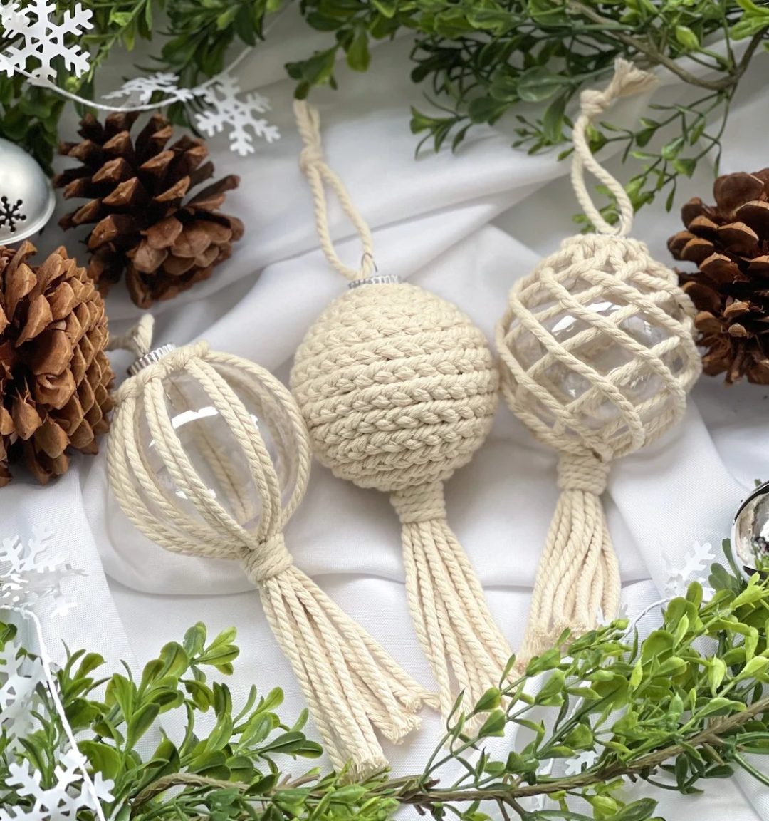 Chic Boho Christmas Baubles