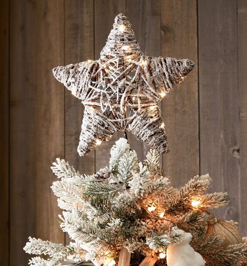 Rustic Star Christmas Tree Topper