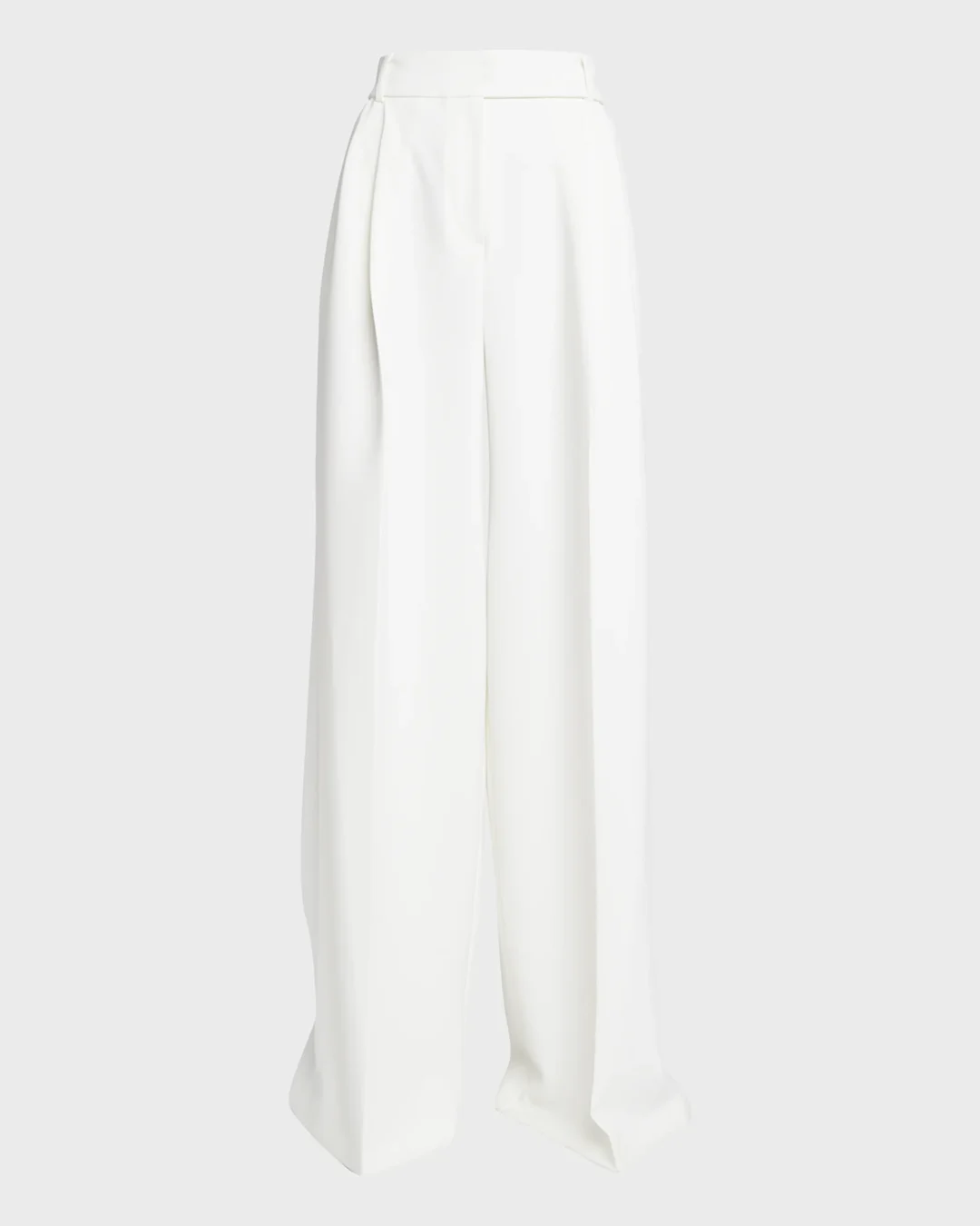 Alexandre Vauthier High-Rise Pleated Wide-Leg Pants