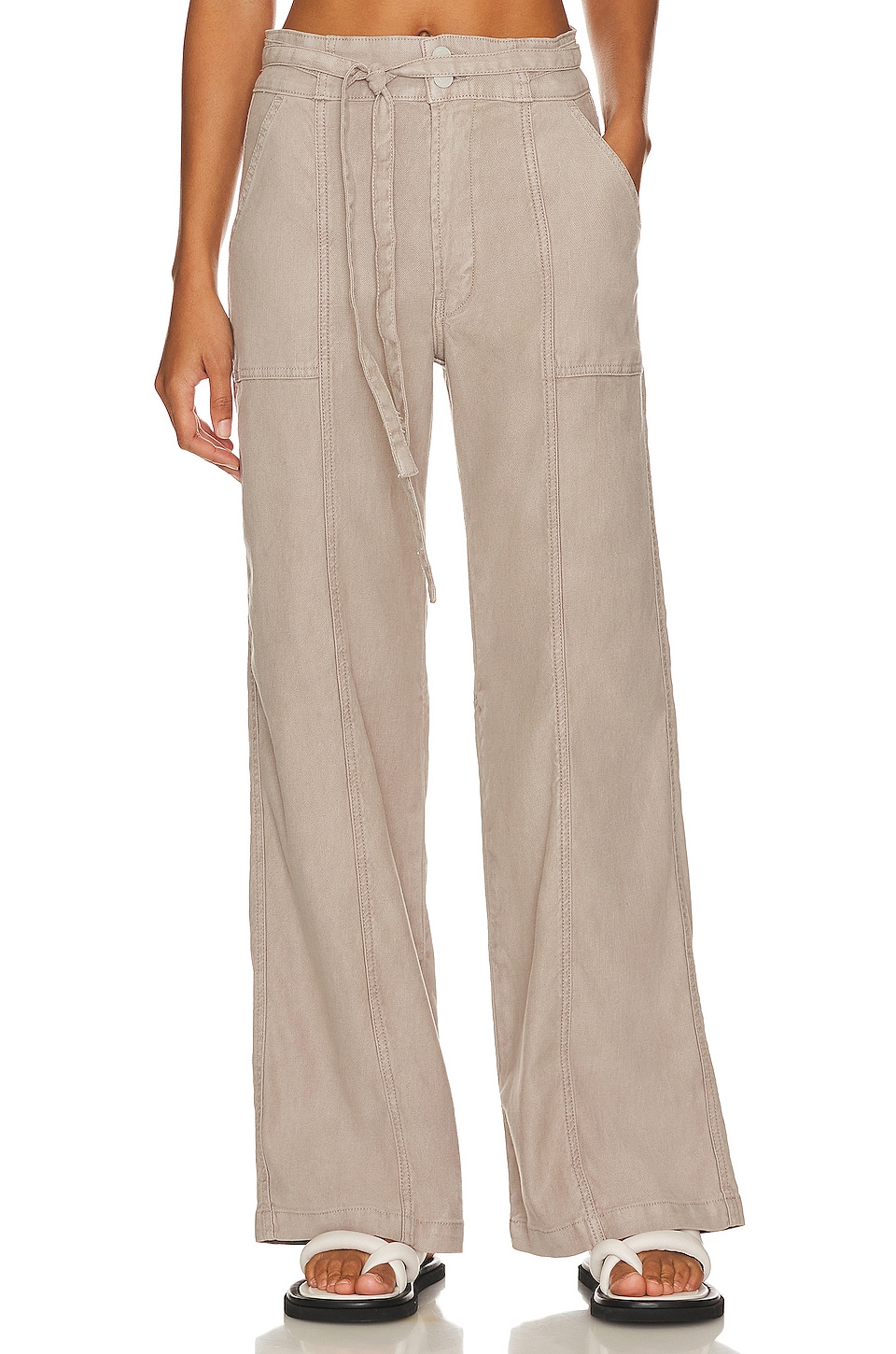 Hudson Jeans Tie Waist Wide Leg Pants