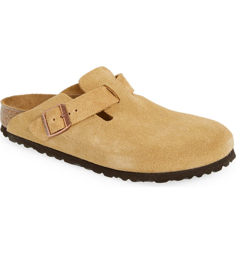 Sandy beige Birkenstock Boston Clog 