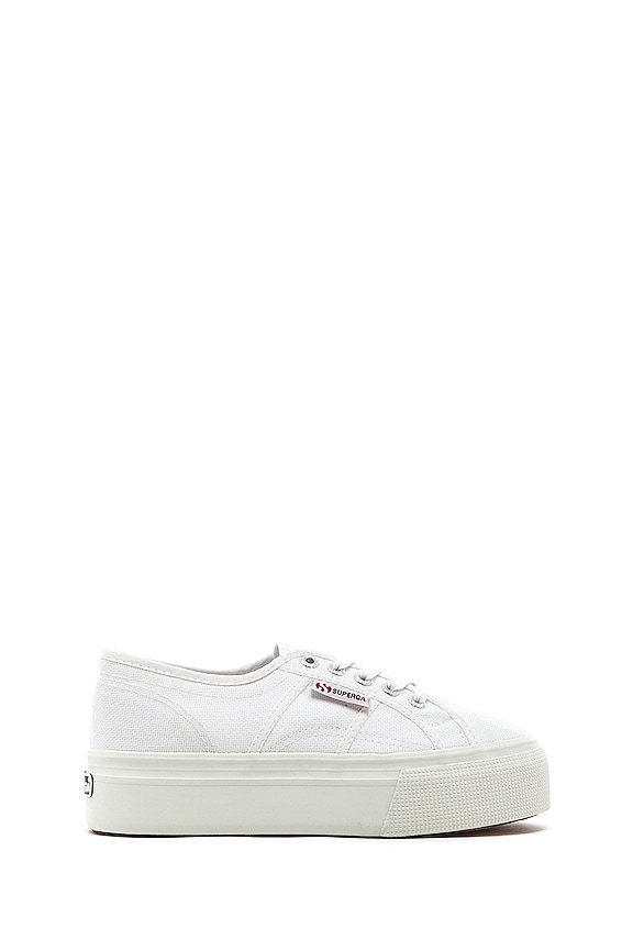 White Superga 2790 Platform Sneaker 