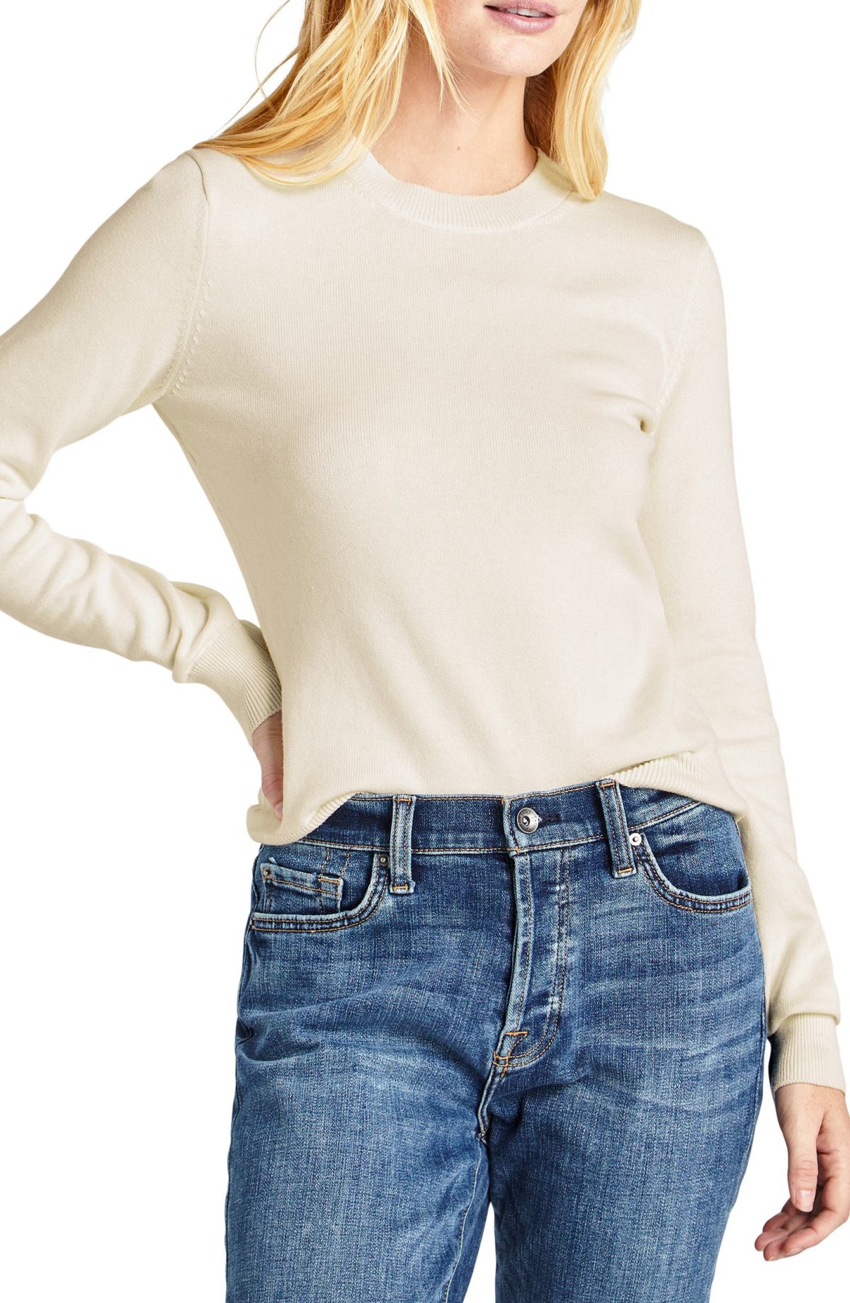 Splendid James Cotton & Silk Blend Sweater