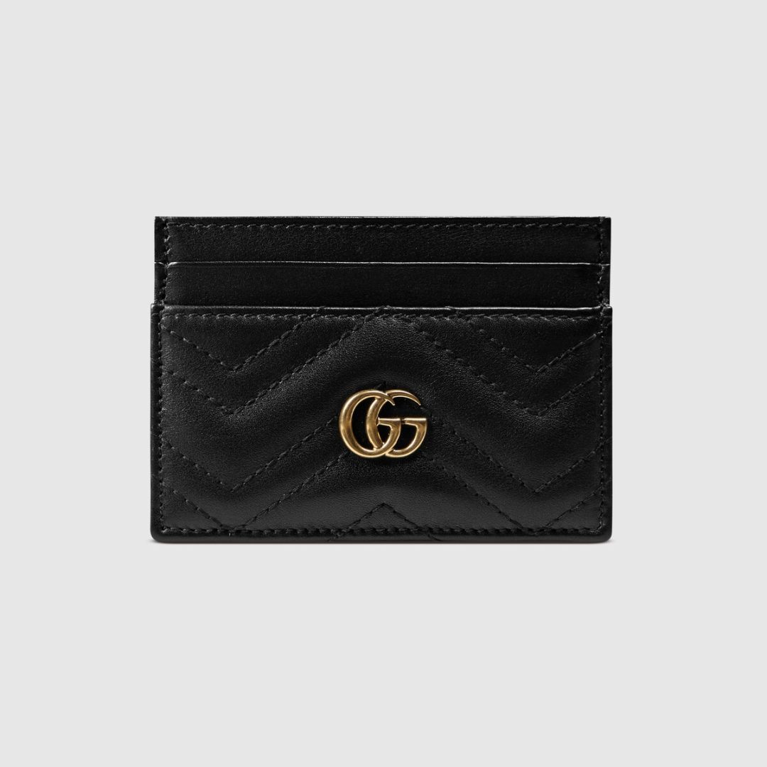 Black Gucci designer card holder