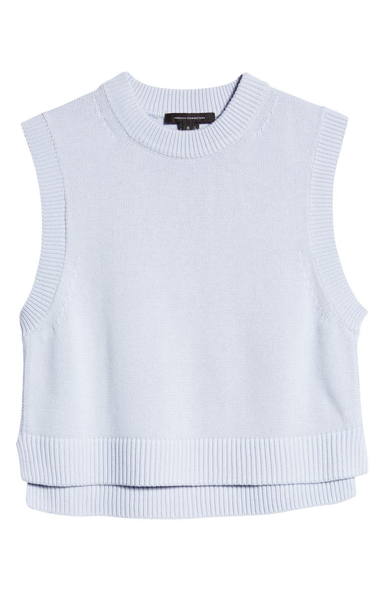 Light blue French Connection Cotton Sweater Vest 