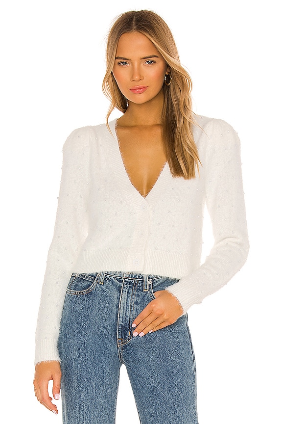 White Majorelle Vivica Cardigan 