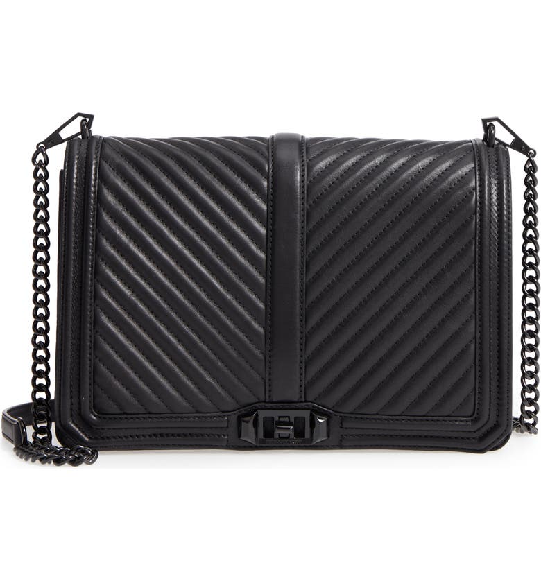 Black Rebecca Minkoff 'Love Jumbo' Crossbody Bag 