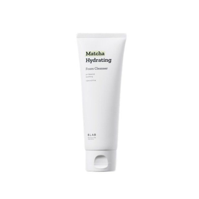 Best Korean cleansers for dry skin: Blab matcha hydrating foam cleanser