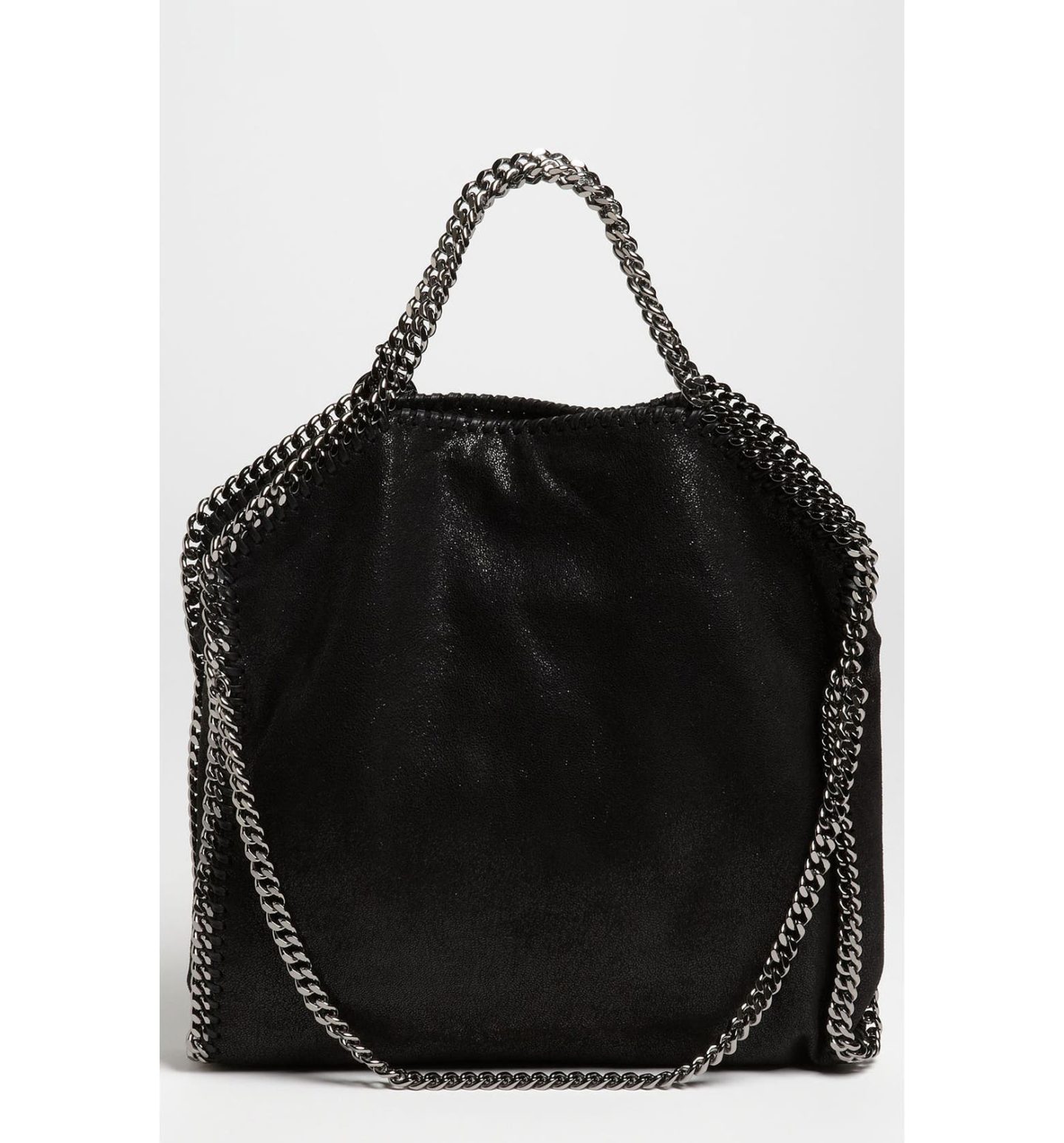 Black Stella McCartney Three Chain Falabella Tote 