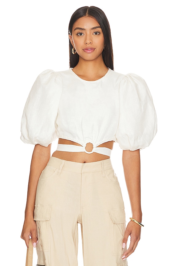 Alice + Olivia Colette Crop Top