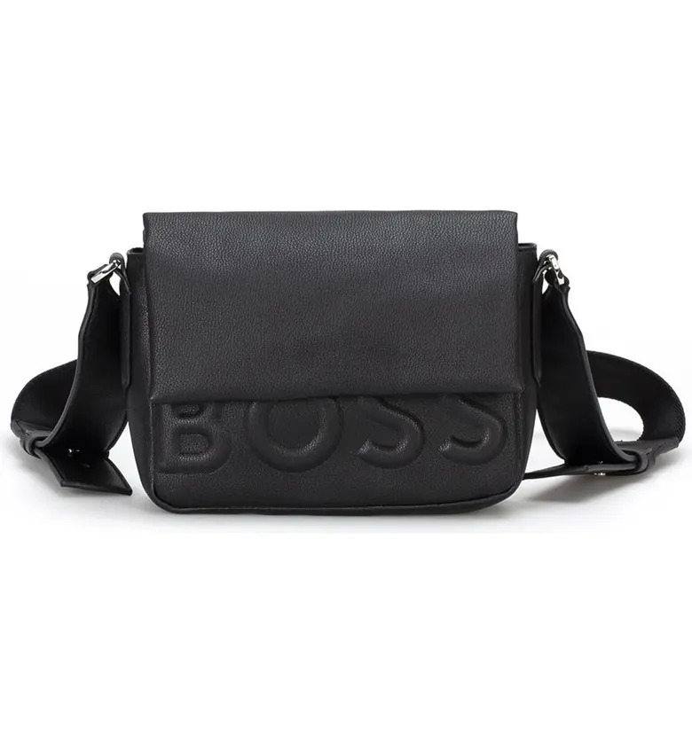 Black BOSS Hugo Boss Olivia Crossbody Bag 