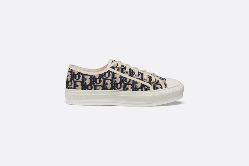 Beige and navy Dior Walk'N'Dior Sneaker 