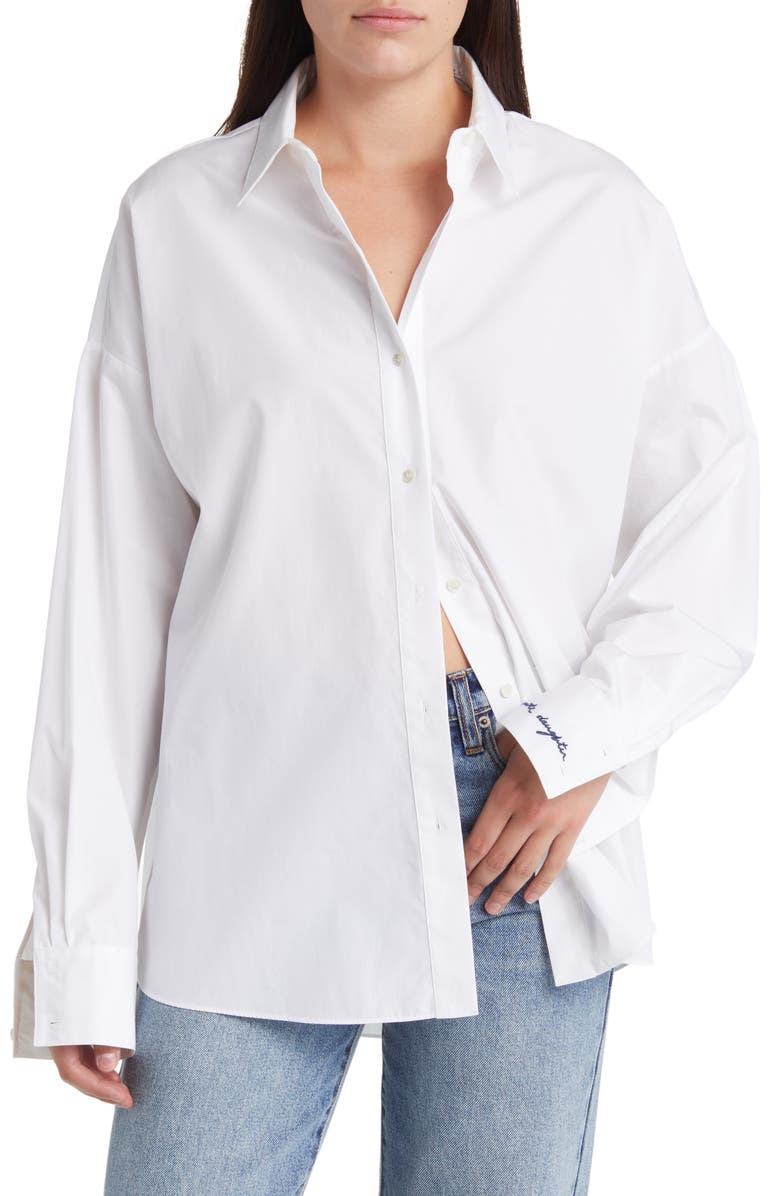 White Favorite Daughter The Ex-Boyfriend Button-Up Shirt 