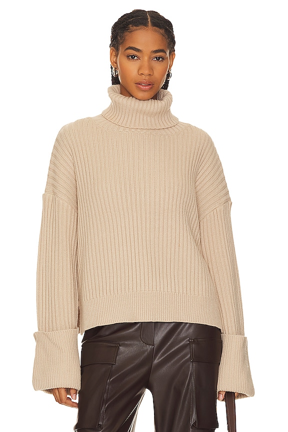 Beige LBLC The Label Liam Sweater 