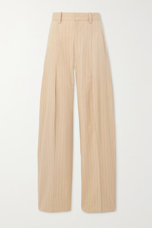 Isabel Marant Sopiavea striped crepe tapered pants 