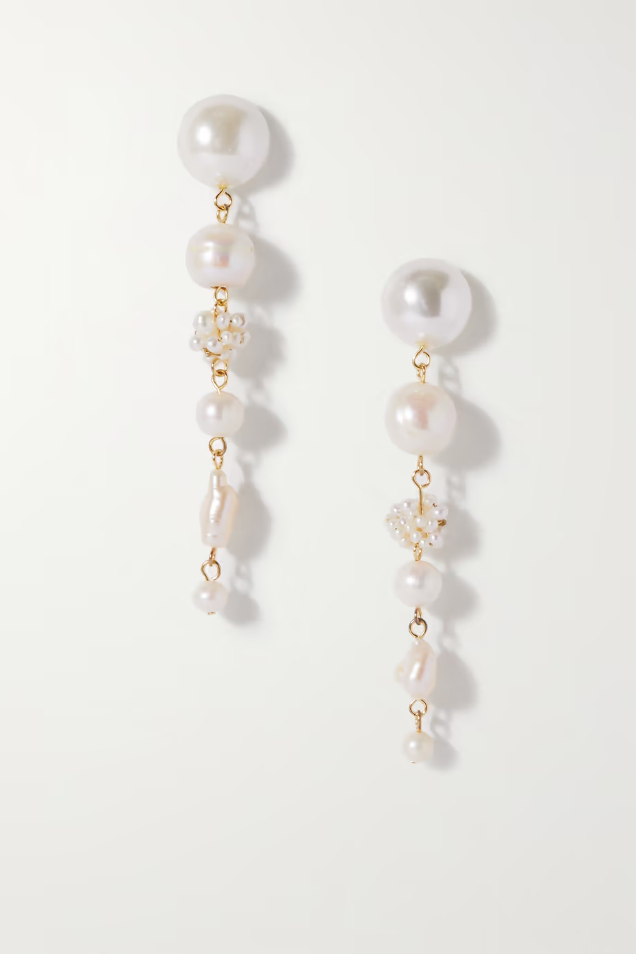 Completedworks Gold vermeil pearl earrings 