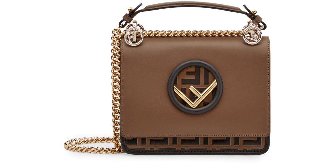 Brown Fendi Kan I bag 