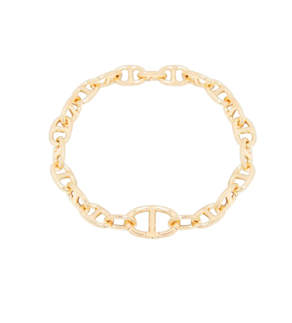 Gold Gorjana Port Chain Link Bracelet 