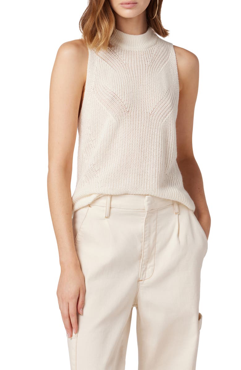 Ivory Joe’s The Teddie Sleeveless Mock Neck Sweater 