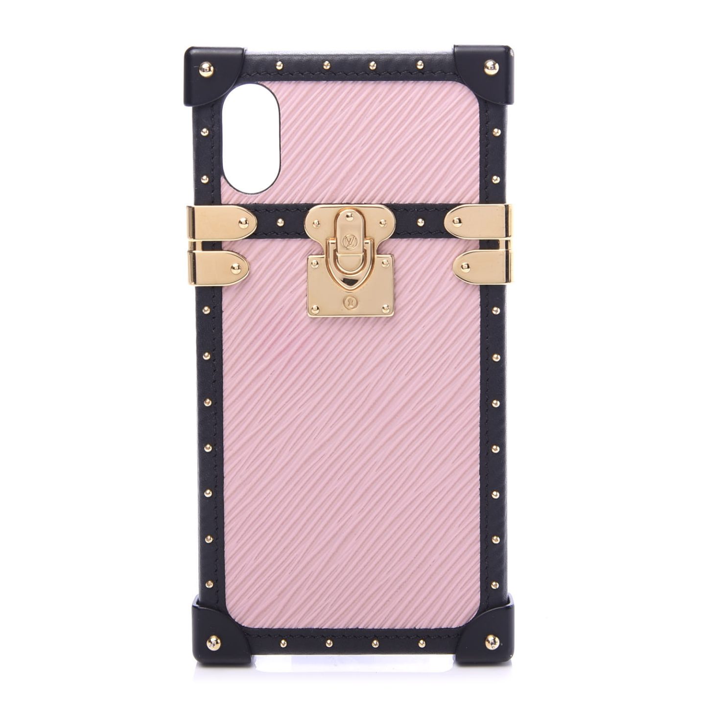 Black and pink Louis Vuitton Epi Eye-Trunk iPhone X/XS Case