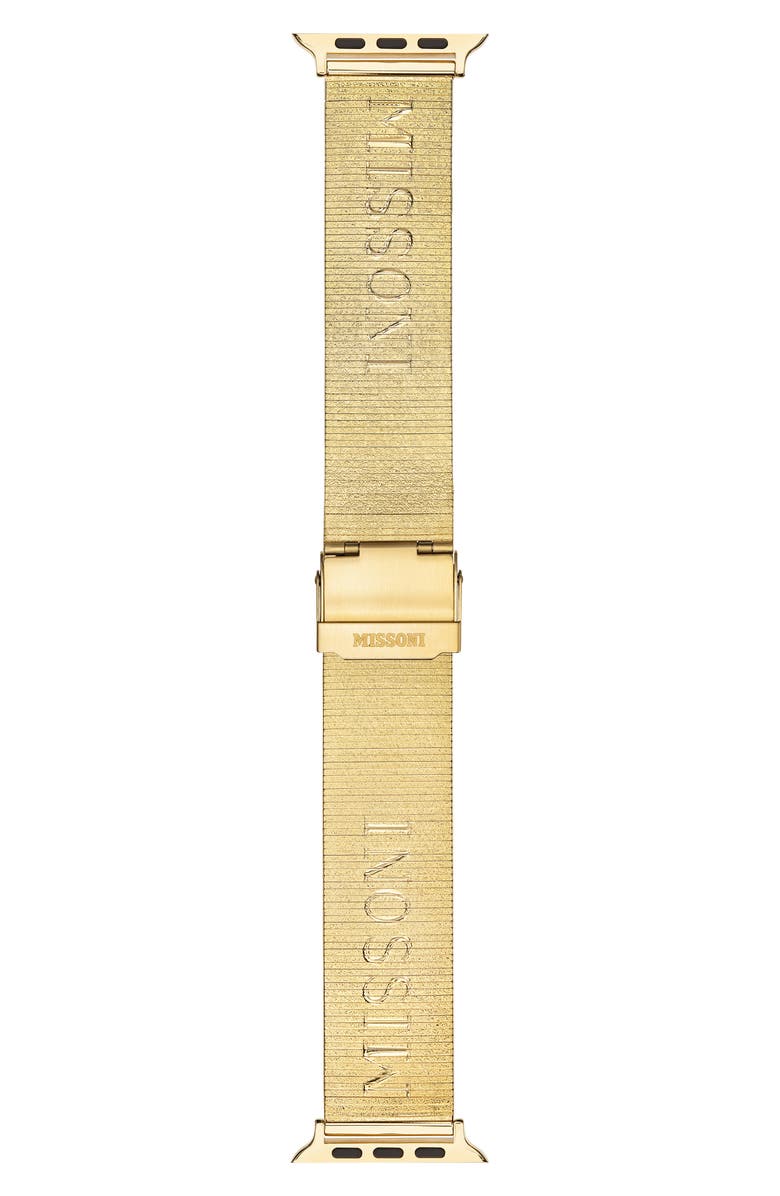 Gold Missoni Lettering Apple Watch® Band