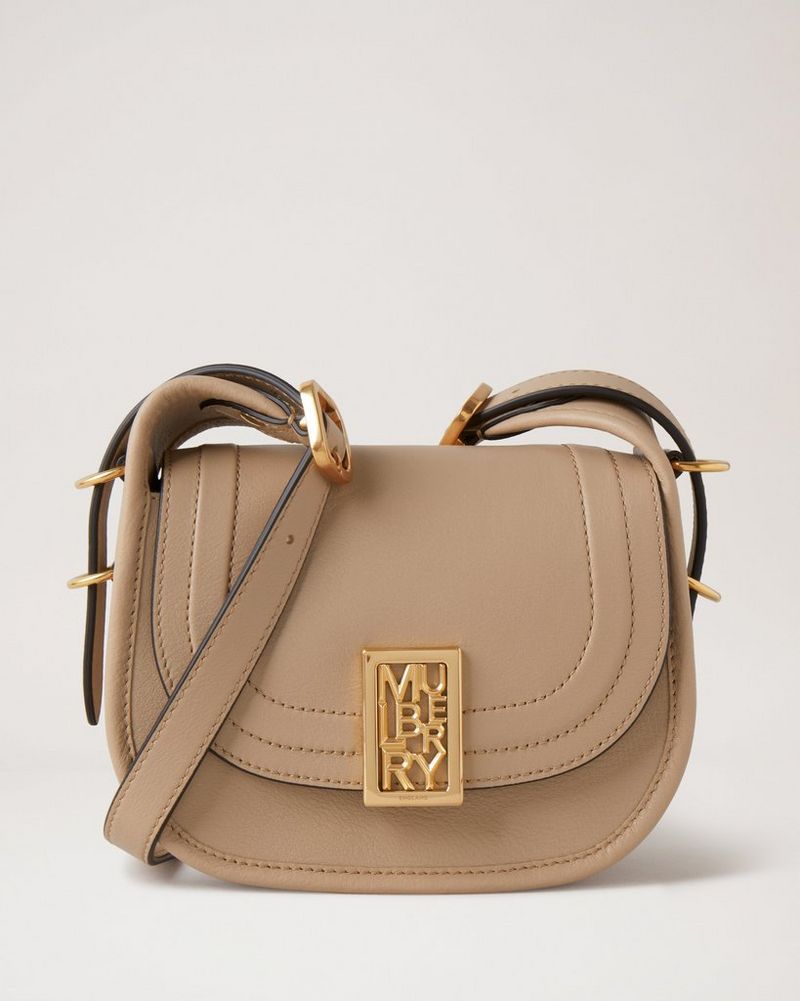 Beige Mulberry Mini Sadie Satchel 