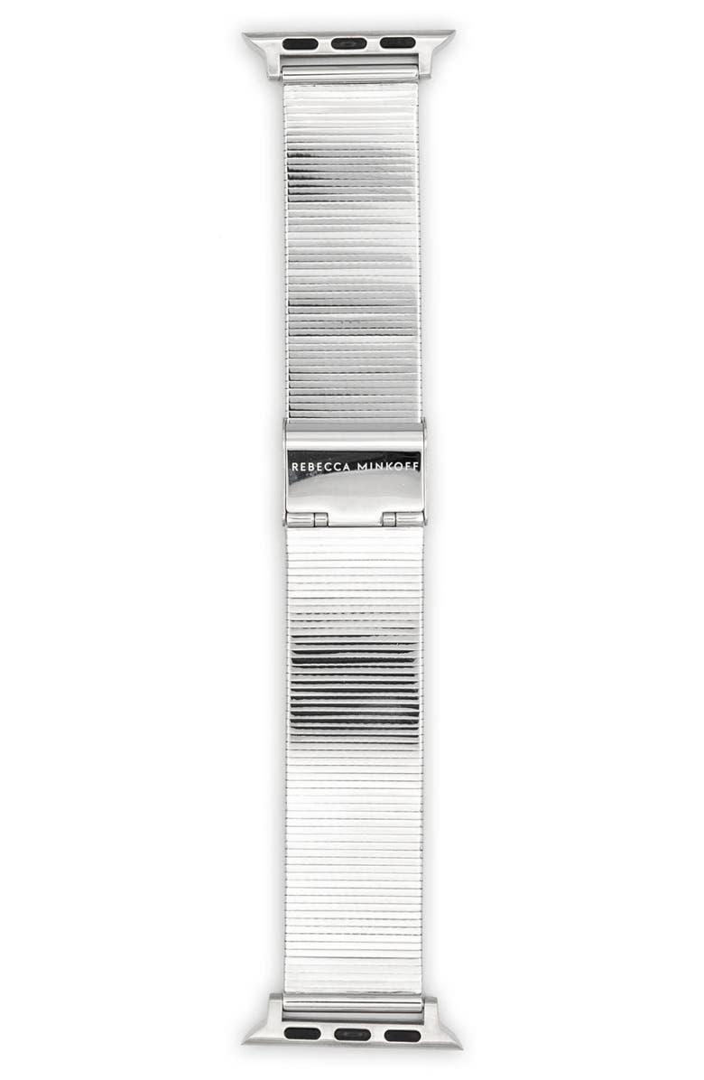 Silver Rebecca Minkoff Mesh 20mm Apple Watch® Watchband