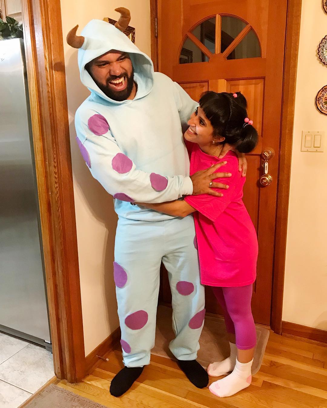 Cute Monsters Inc Halloween costume for couples