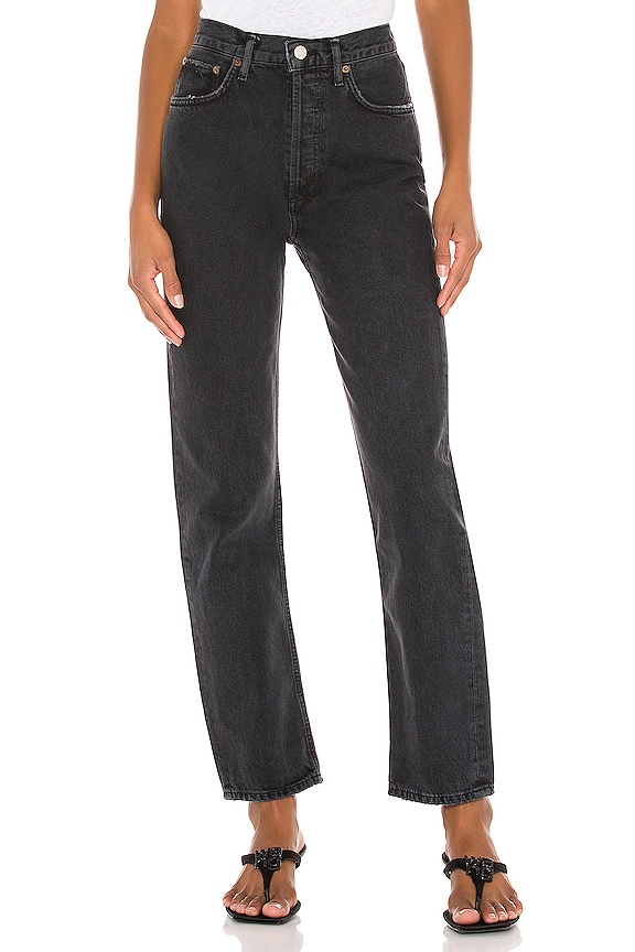 Black Agolde 90's Pinch Waist 