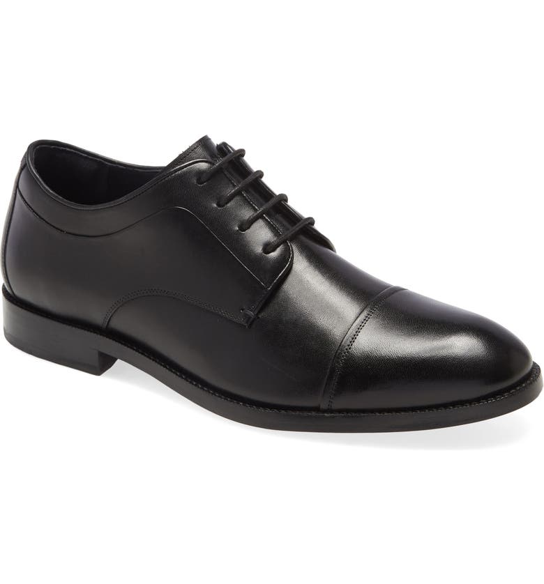 Black Cole Haan Harrison Grand 2.0 Cap Toe Derby Shoes